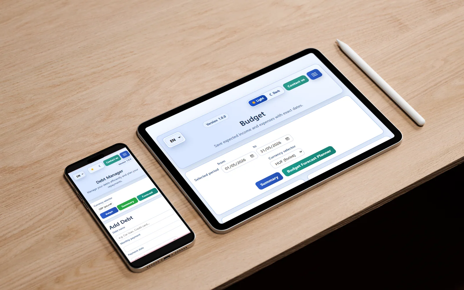 Budgeting app preview 2