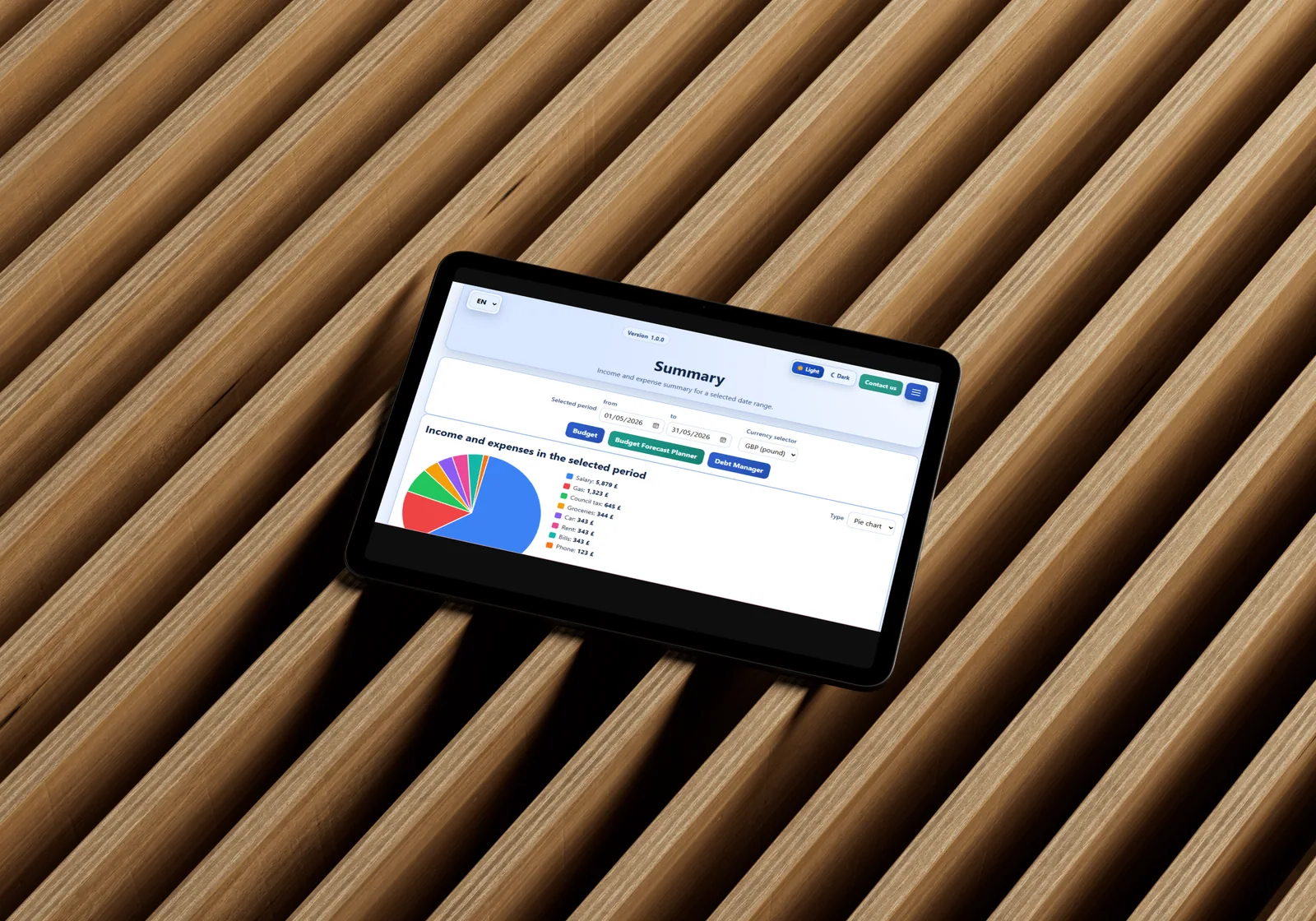Budgeting app preview 5