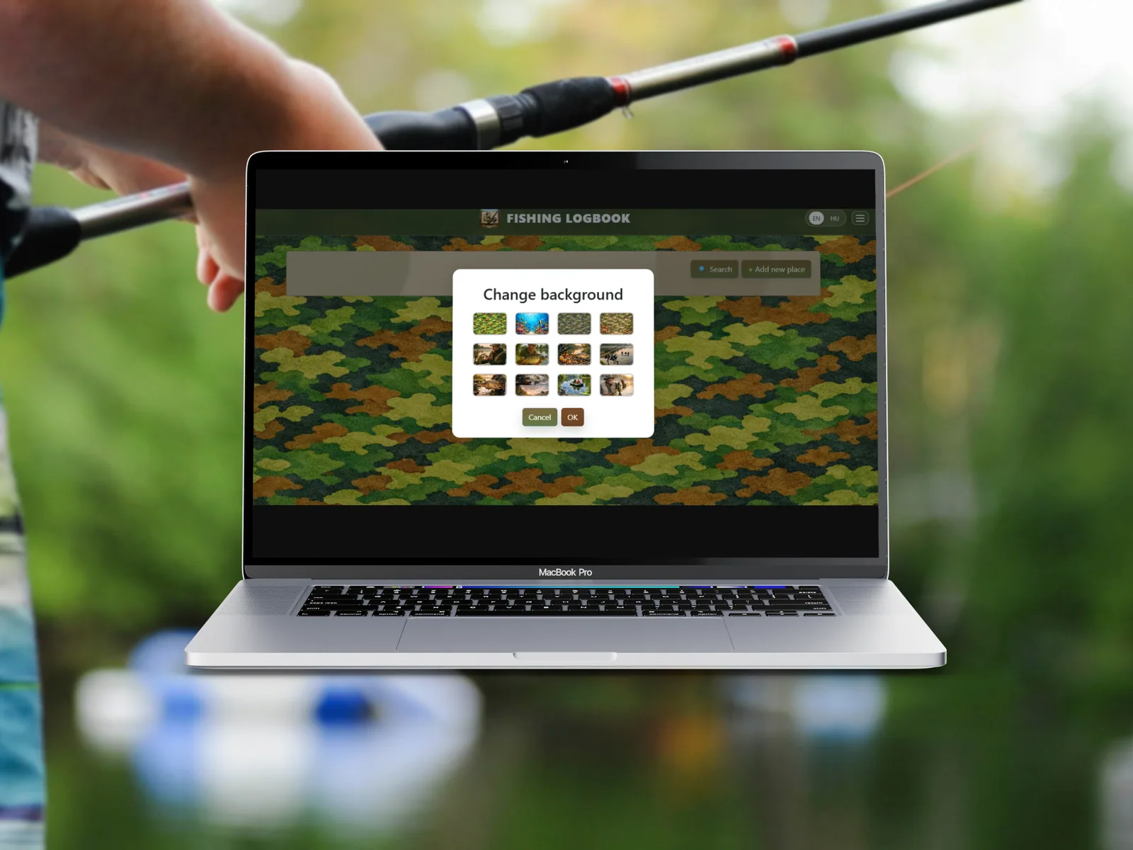 Fishing logbook app preview 2