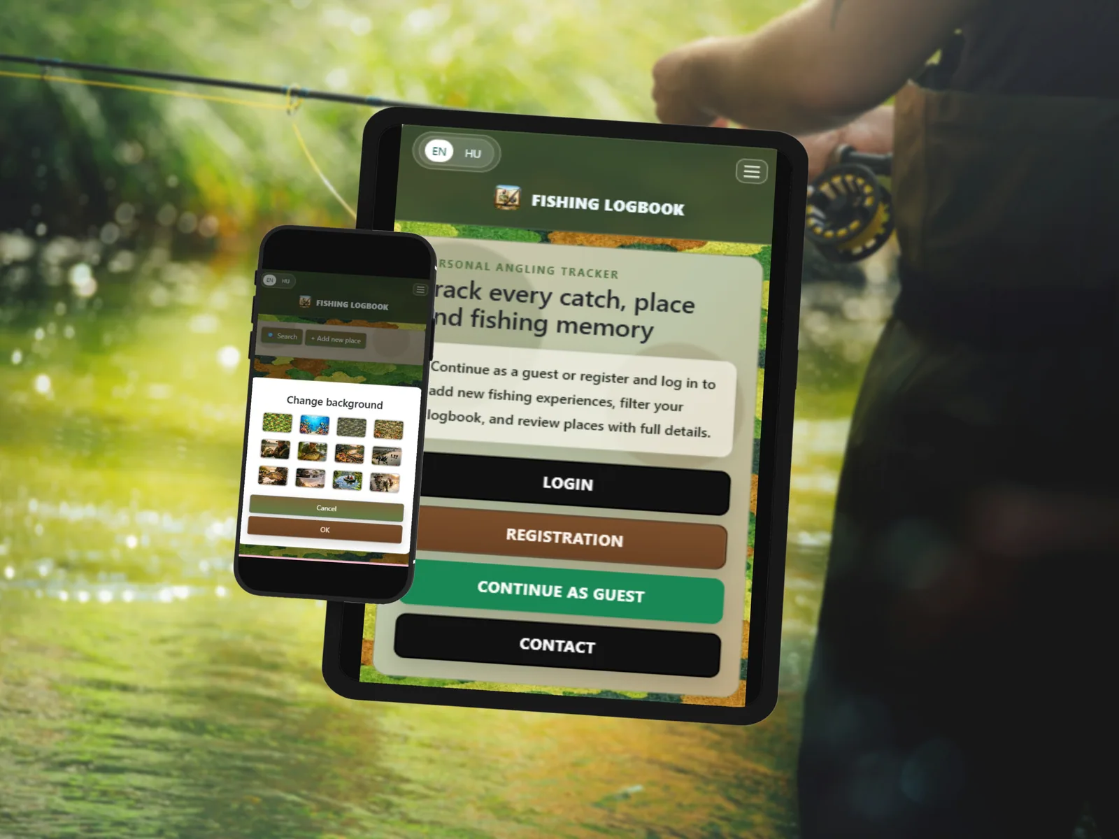 Fishing logbook app preview 5