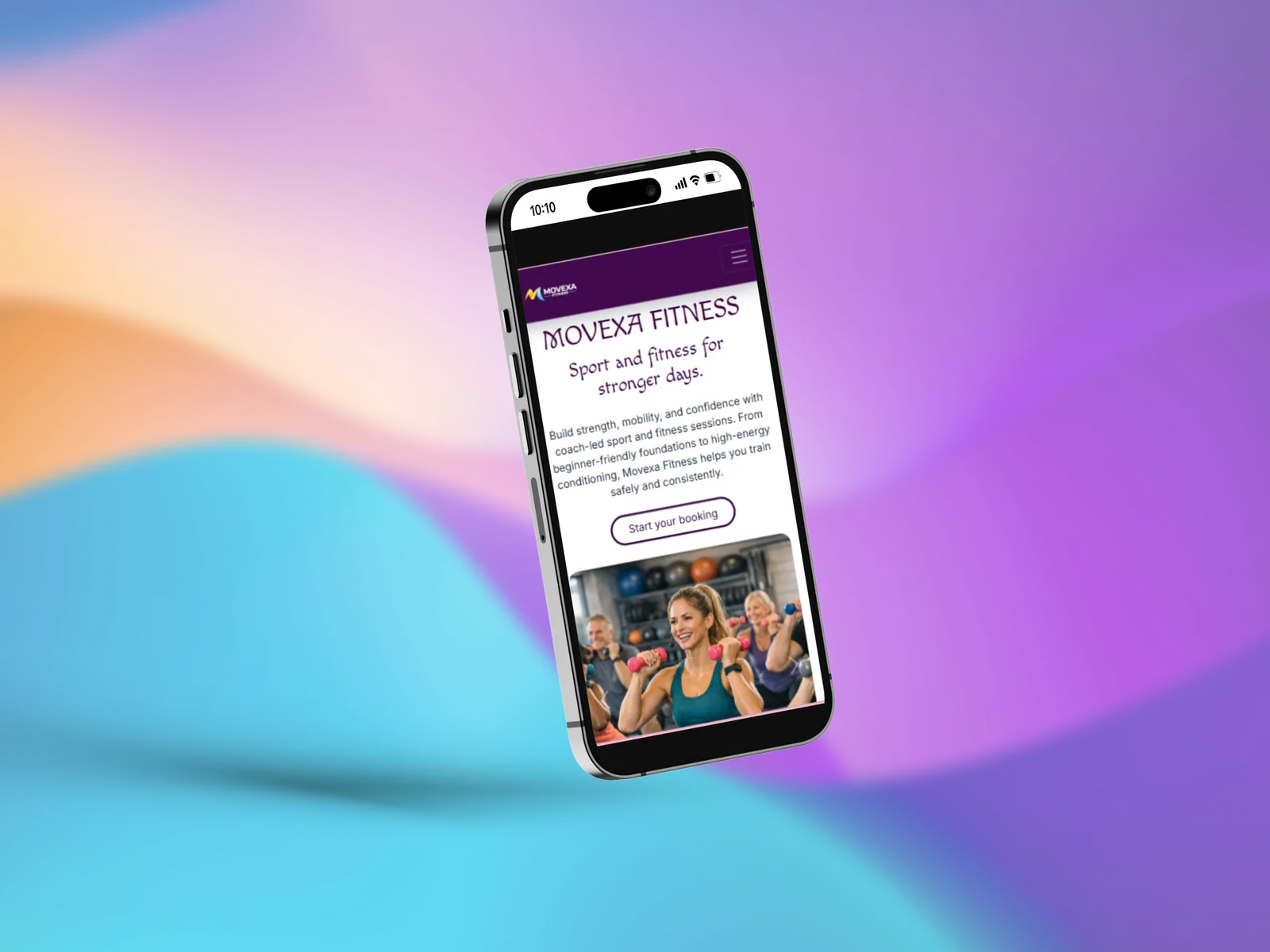 Fitness scheduling app preview 5