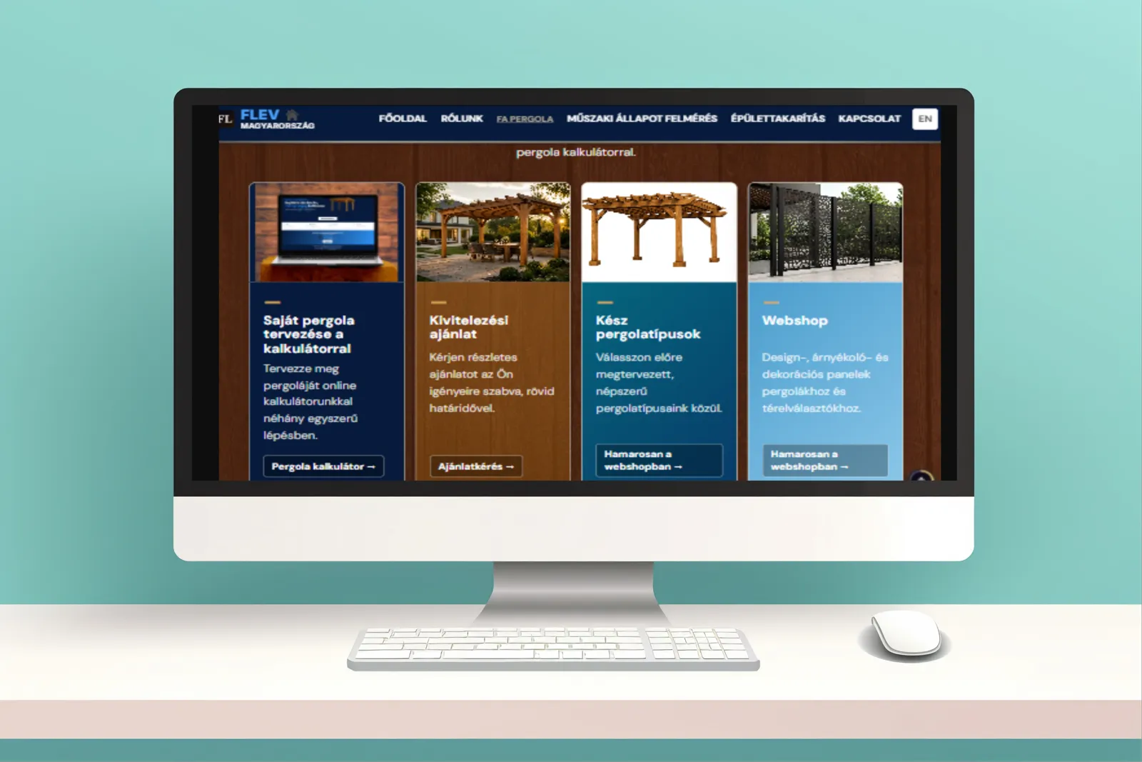 FLEV pergola service page