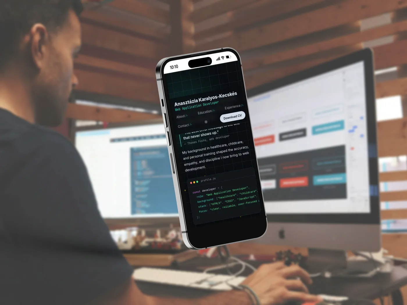 Web development portfolio preview 3